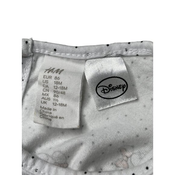 H&M Disney Toddler's 18M 2 Piece Pinafore Long Sleeve Top - Picture 5 of 11